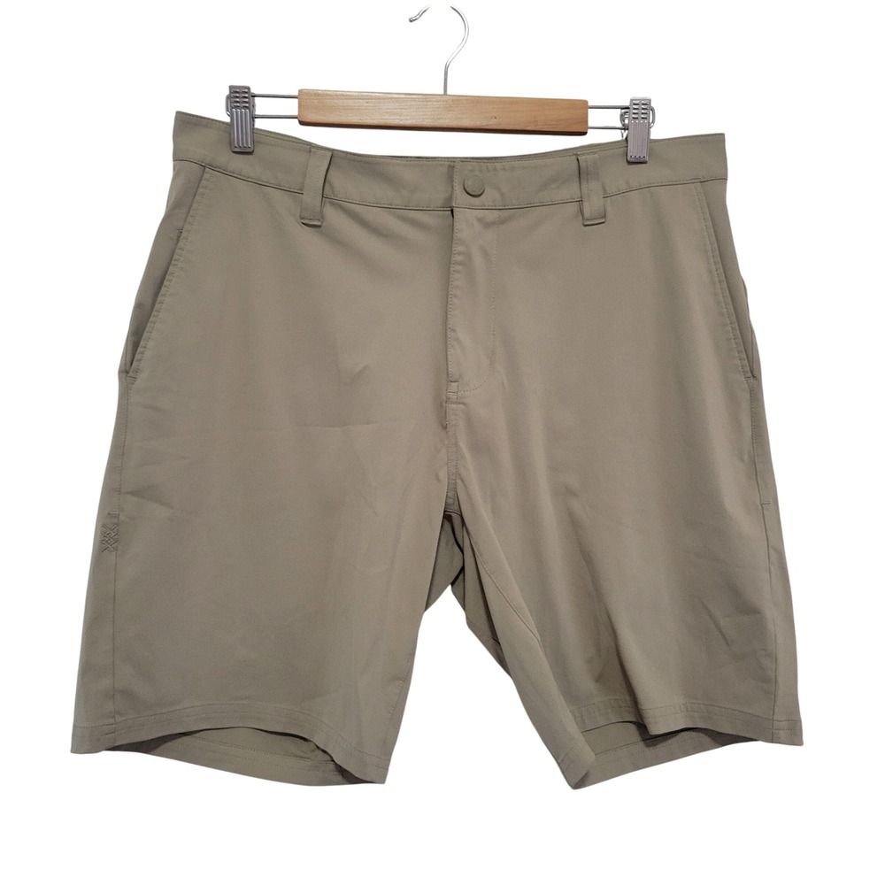 Rhoné Mens Size 34 Shorts Beige Casual Lightweight Outdoor Walking‎ Summer